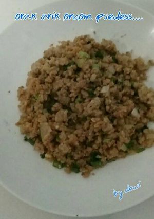 Foto resep Orak Arik Oncom pedas