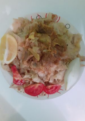 صورة لوصفة تشريب لحم 😋