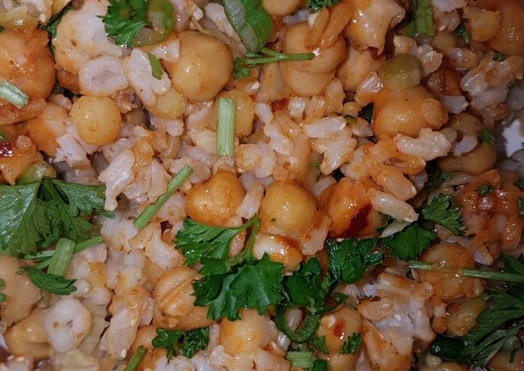 Steps to Prepare Any-night-of-the-week Chickpeas and Rice