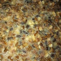 A picture of 30 minute Magic cookie bars.