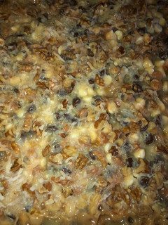 A picture of 30 minute Magic cookie bars.