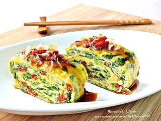 菠菜蛋捲