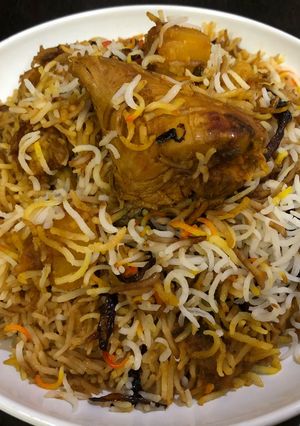 صورة لوصفة رز بالدجاج بصلصة الصويا