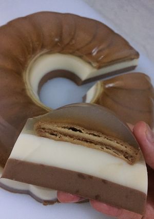 Foto resep Pudding Marie Susu Milo