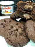 Galletas Caseras rellenas de Nutella con Chispas de Chocolate