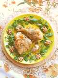 Pollo alle verdure con contorno di valeriana e noci (ricetta light)