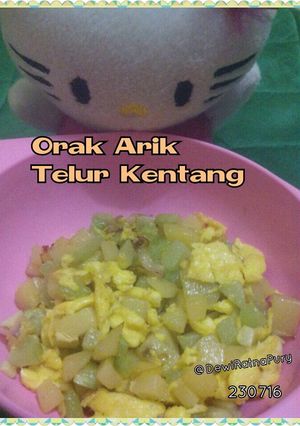 Foto resep MPASI- Orak Arik Telur Kentang