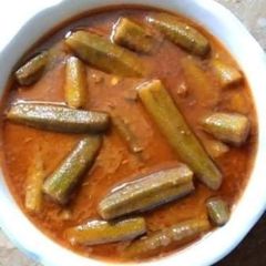 A picture of Khatty Masaly ki Bhindi.