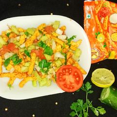 A picture of Kurkure Chaat.