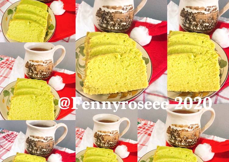 Condensed Milk Pandan versi Buttercake