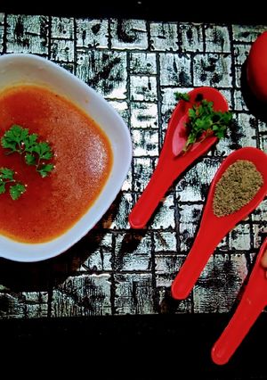 A picture of Tomato soup.