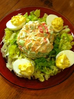 Una foto de Ensalada de surimi y apio