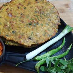 A picture of Multigrain Methi Thepla Recipe.