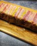 Pestos csirke "rolád" bacon kéreggel