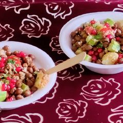 A picture of Kala Chana masala Chaat.