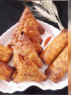 عکسی از دستور سمبوسه جنوب با سیب زمینی آبپز