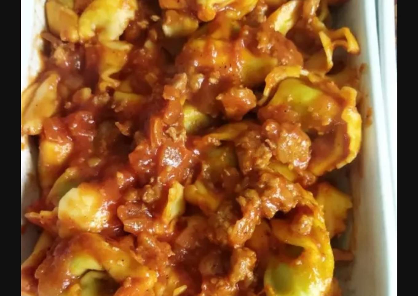 Gratin de tortellini ricotta épinards façon '' italienne ''