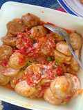 Oseng baso mercon