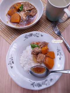 Foto resep Semur Ayam Labu Kuning