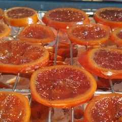 Una foto de Naranjas confitadas