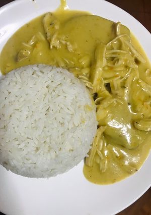 Una foto de Ají de Gallina