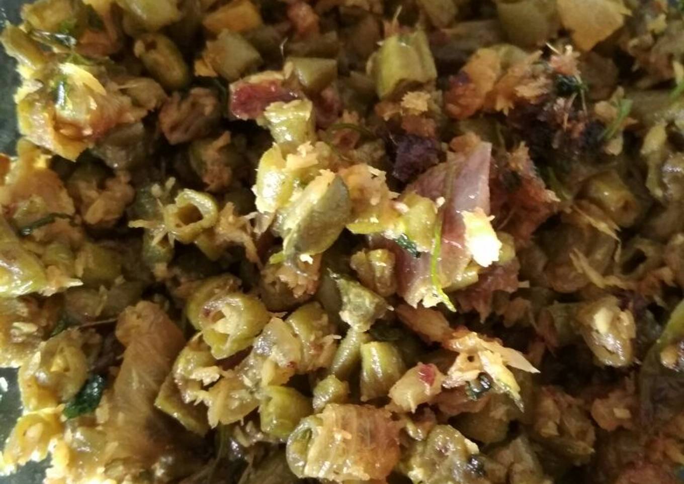 Beans coconut stir fry