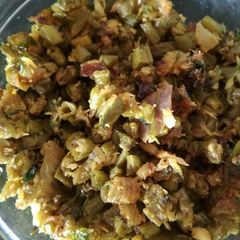 A picture of Beans coconut stir fry.