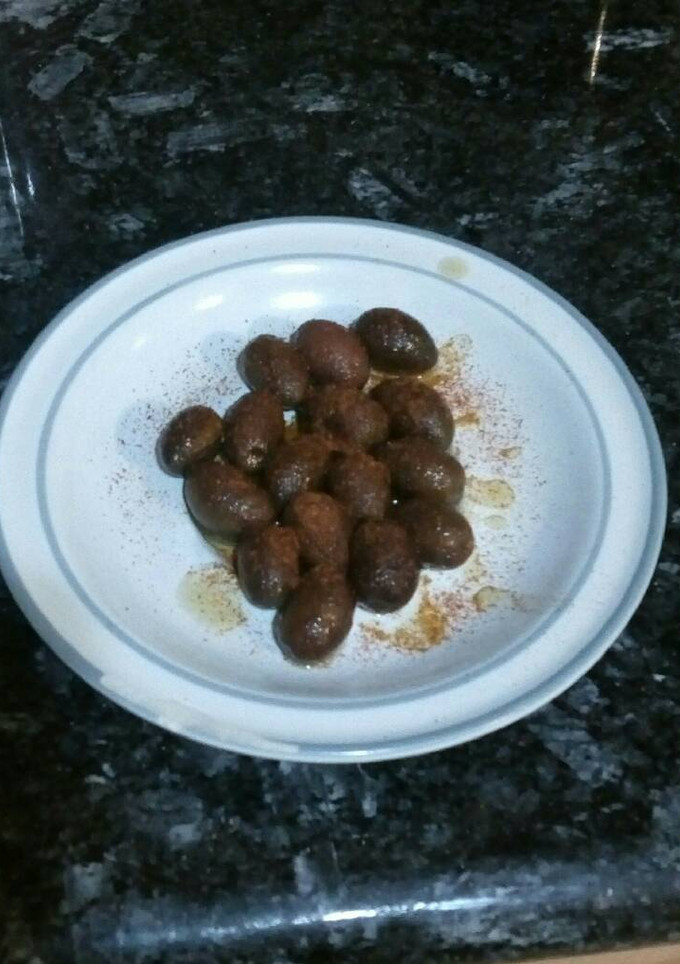Una foto de Aceitunas fritas con sabor a sardinas
