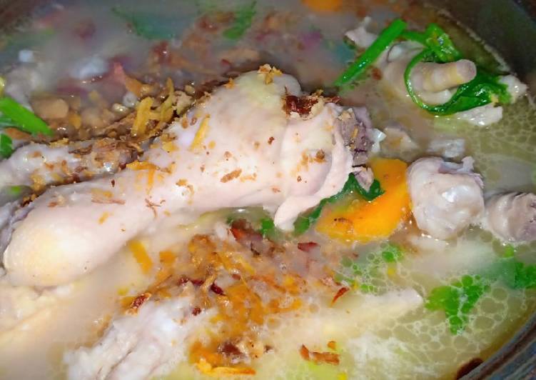 Sop ayam kacang merah