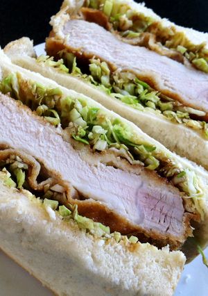 A picture of Tonkatsu Sandwich.