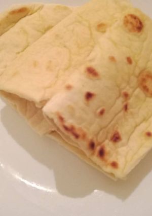 A picture of Homemade Naan.