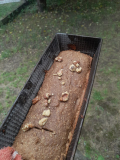 Una foto de Budín integral de banana vegano