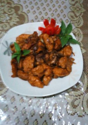 Foto resep Ayam tepung saos teriyaki