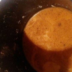 A picture of Carrot juice cinnamon tea.