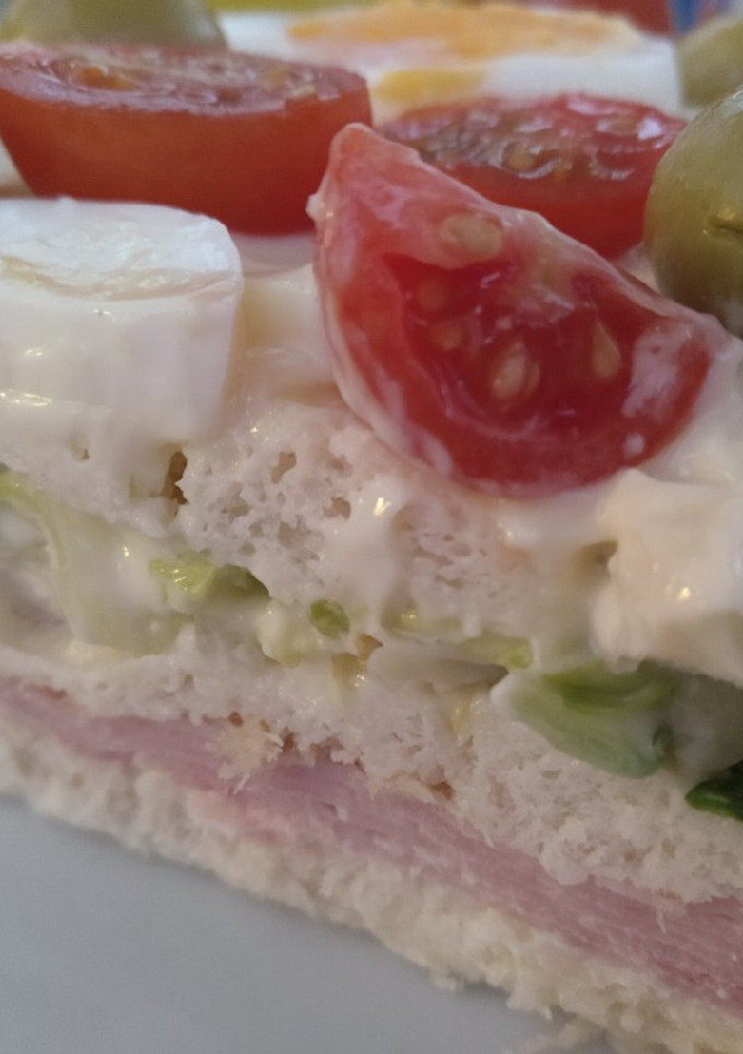 Una foto de Pastel vegetal de verano