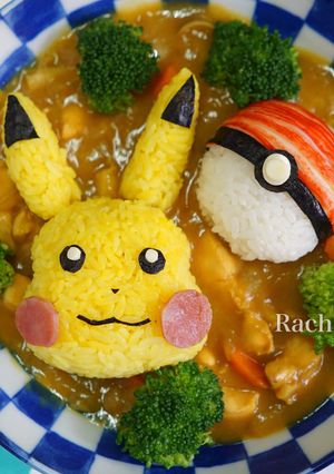 Pokemom皮卡丘神奇寶貝飯糰 的食譜成品照片
