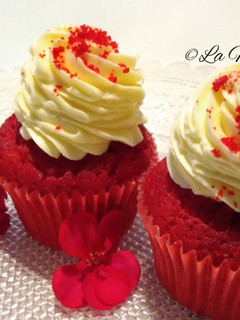 Una foto de Cupcakes red velvet