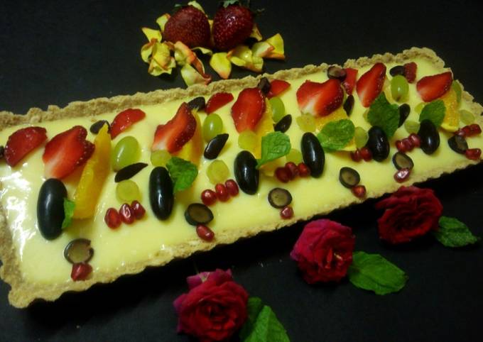 Steps to Prepare Thomas Keller Custard pudding in fruity tart