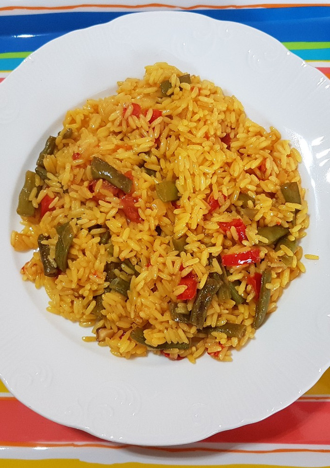 Una foto de Arroz de verduritas