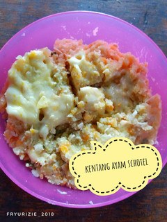 Foto resep Mpasi 9 bulan kentang ayam schotel
