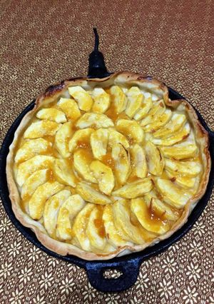 Una foto de Tarta de manzanas 🍏 🍎