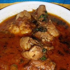 A picture of Chef Harpal Chicken Curry.