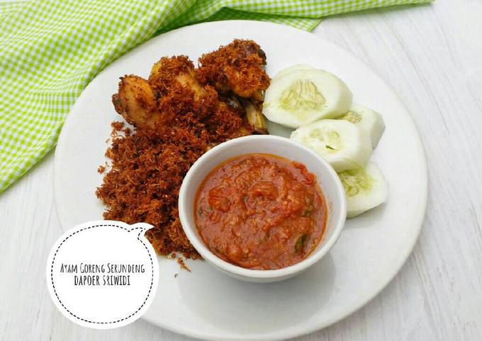 Resep Ayam Goreng Serundeng Oleh Dapoer Sriwidi - Cookpad