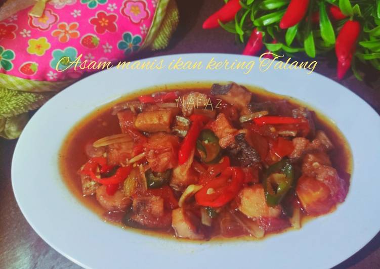 Asam manis ikan kering Talang🐬
