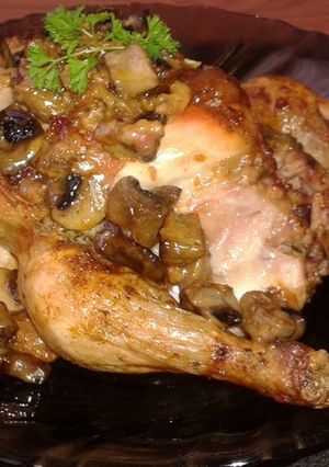 Töltött csirke recept fotója