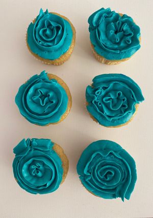 Una foto de Cupcakes Yogurt-Limón