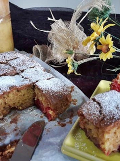 Una foto de Blondie (brownie choco-blanco) de Gordon Ramsey