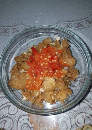 Foto resep Ayam telur asin sambal