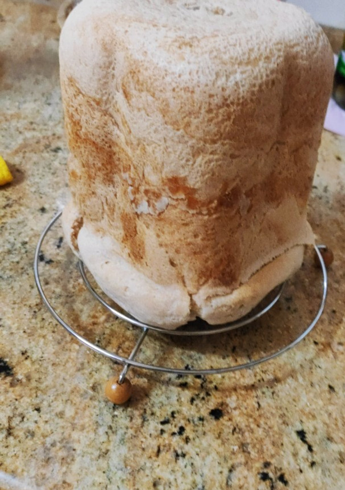 Una foto de Pan sin gluten en panificadora