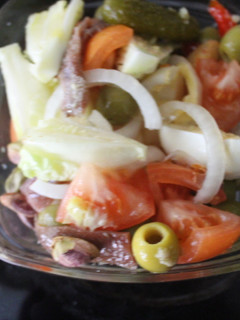 Una foto de Ensalada con pistachos
